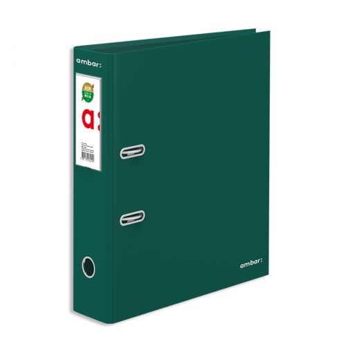 Pasta Arquivo Cor Lisa Ambar L/L Din Verde - 30PM - 80 mm , Ambar , 101601280013 , 5601199174760